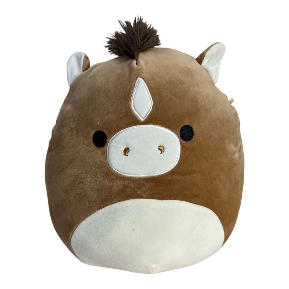 Squishmallow 12 Inch Flip-A-Mallow Plush | Nia Pig / Philip Horse Brown White